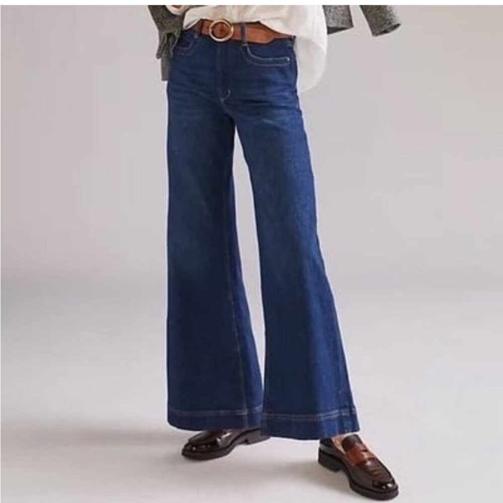 Maeve by Anthropologie wide leg jeans